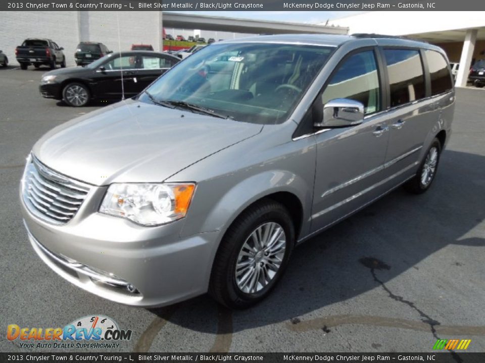 2013 Chrysler Town & Country Touring - L Billet Silver Metallic / Black/Light Graystone Photo #2