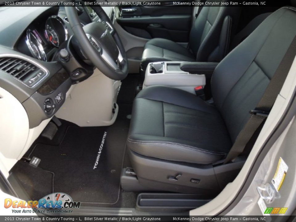 2013 Chrysler Town & Country Touring - L Billet Silver Metallic / Black/Light Graystone Photo #8