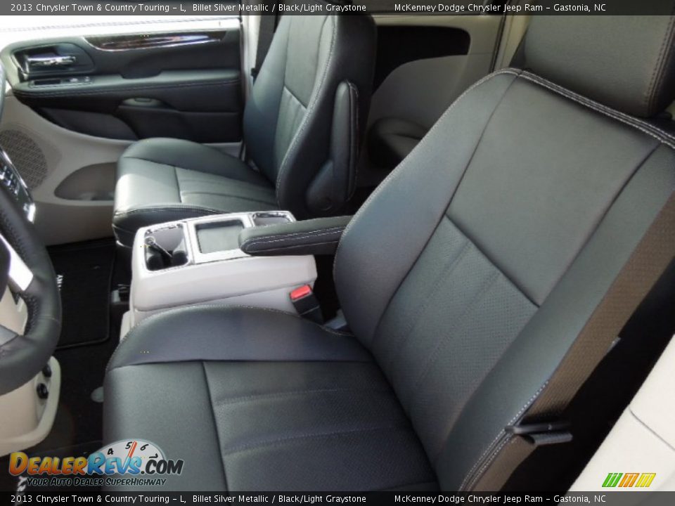 2013 Chrysler Town & Country Touring - L Billet Silver Metallic / Black/Light Graystone Photo #9