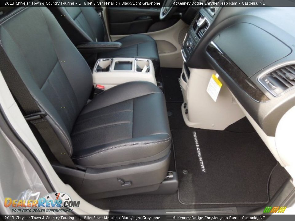2013 Chrysler Town & Country Touring - L Billet Silver Metallic / Black/Light Graystone Photo #27