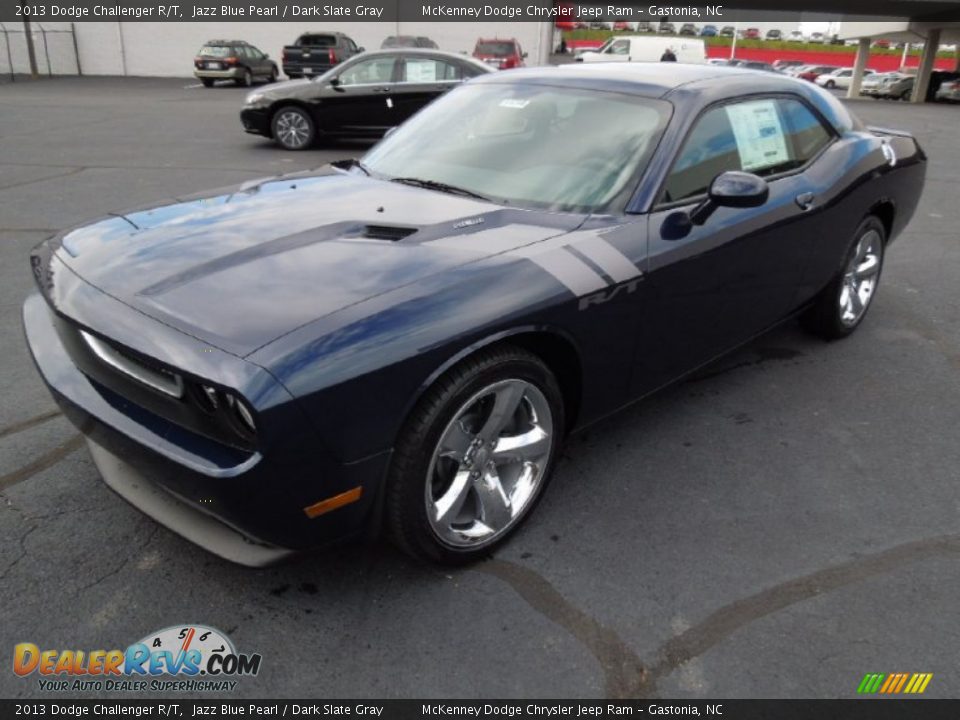 2013 Dodge Challenger R/T Jazz Blue Pearl / Dark Slate Gray Photo #2
