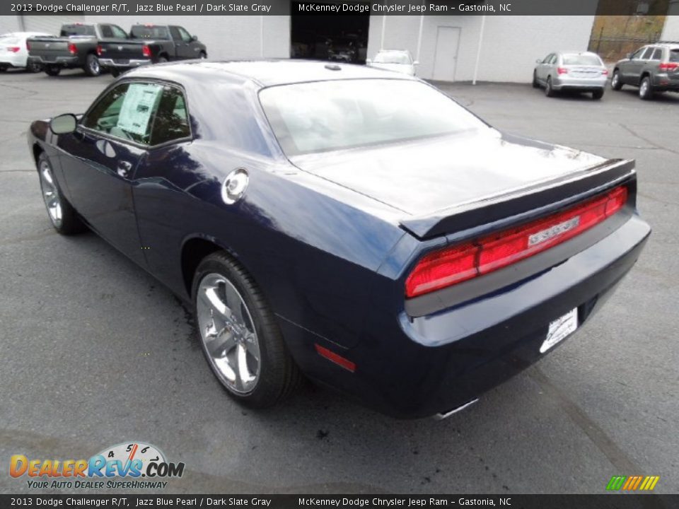 2013 Dodge Challenger R/T Jazz Blue Pearl / Dark Slate Gray Photo #4