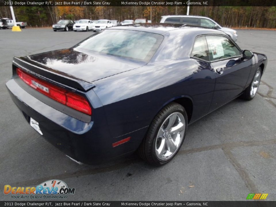 2013 Dodge Challenger R/T Jazz Blue Pearl / Dark Slate Gray Photo #5