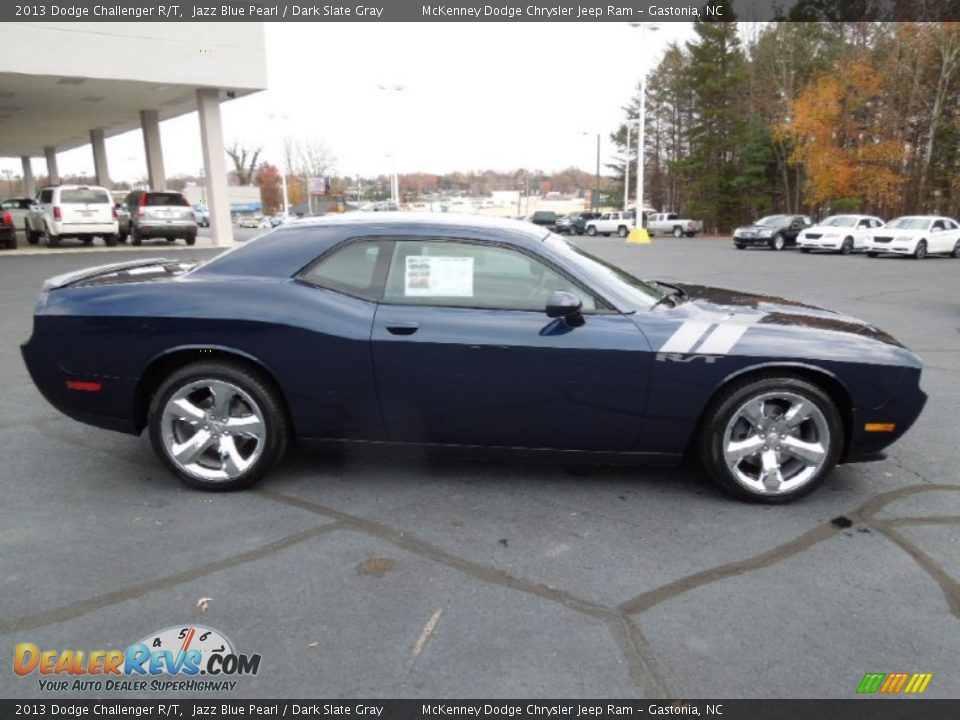 2013 Dodge Challenger R/T Jazz Blue Pearl / Dark Slate Gray Photo #6