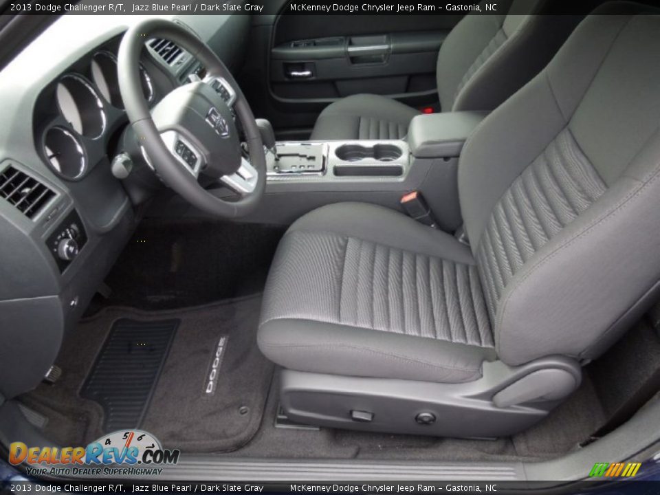 2013 Dodge Challenger R/T Jazz Blue Pearl / Dark Slate Gray Photo #8