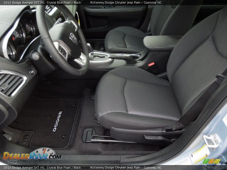2013 Dodge Avenger SXT V6 Crystal Blue Pearl / Black Photo #8