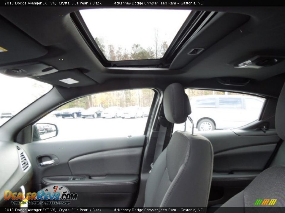 2013 Dodge Avenger SXT V6 Crystal Blue Pearl / Black Photo #10