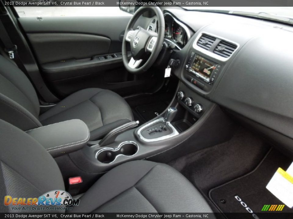 2013 Dodge Avenger SXT V6 Crystal Blue Pearl / Black Photo #23