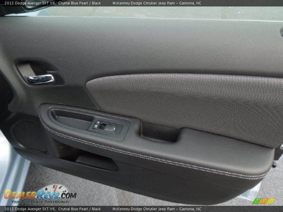 2013 Dodge Avenger SXT V6 Crystal Blue Pearl / Black Photo #24