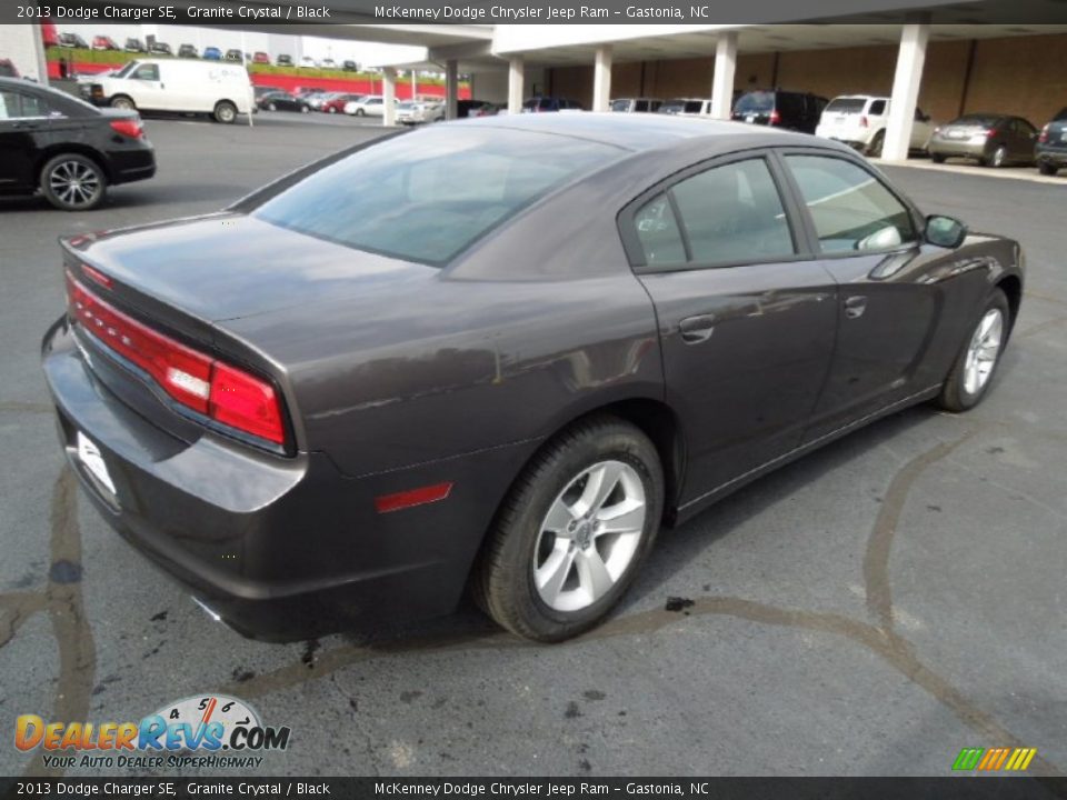 2013 Dodge Charger SE Granite Crystal / Black Photo #5