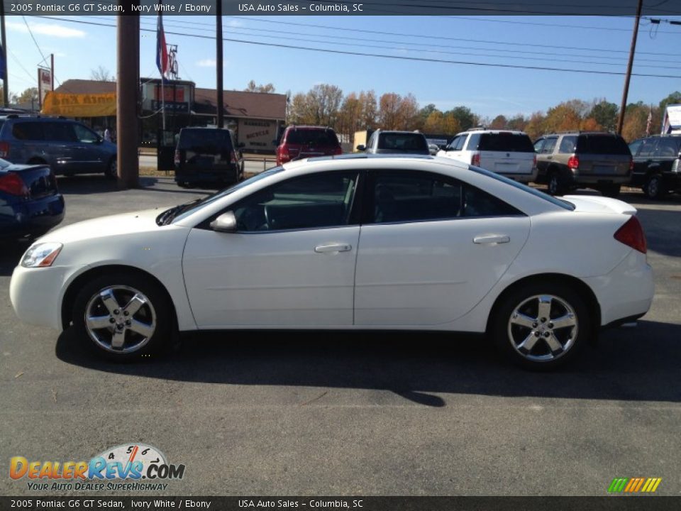 2005 Pontiac G6 GT Sedan Ivory White / Ebony Photo #2