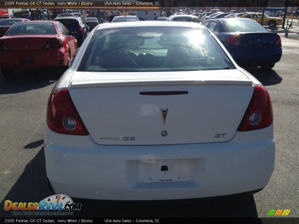 2005 Pontiac G6 GT Sedan Ivory White / Ebony Photo #3