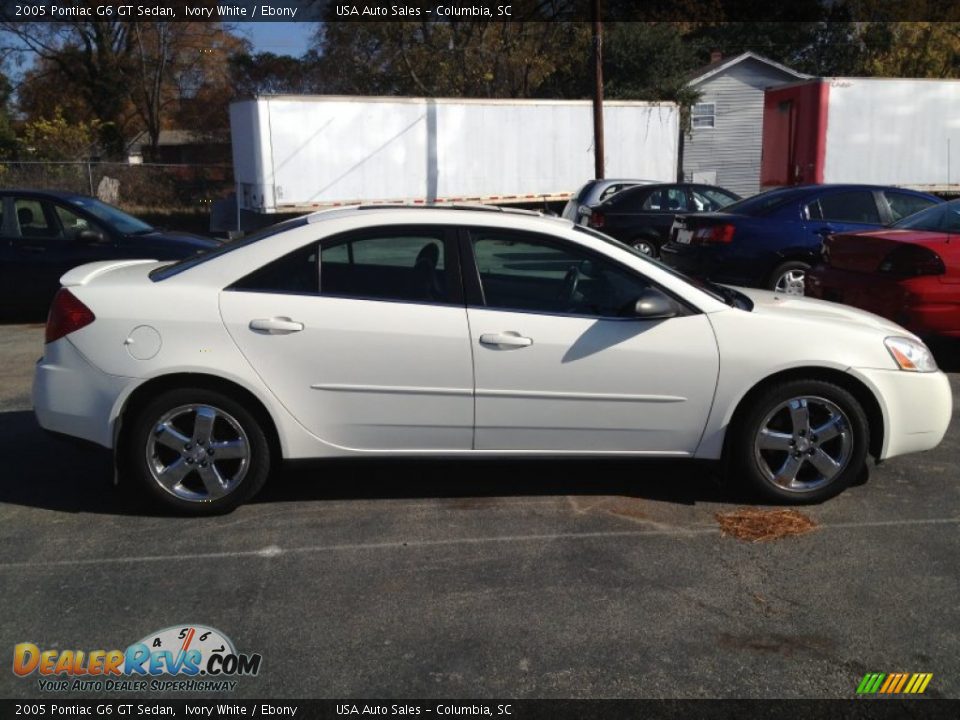 2005 Pontiac G6 GT Sedan Ivory White / Ebony Photo #4