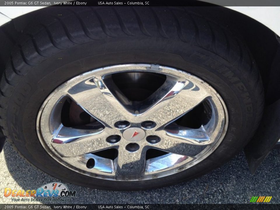 2005 Pontiac G6 GT Sedan Ivory White / Ebony Photo #7