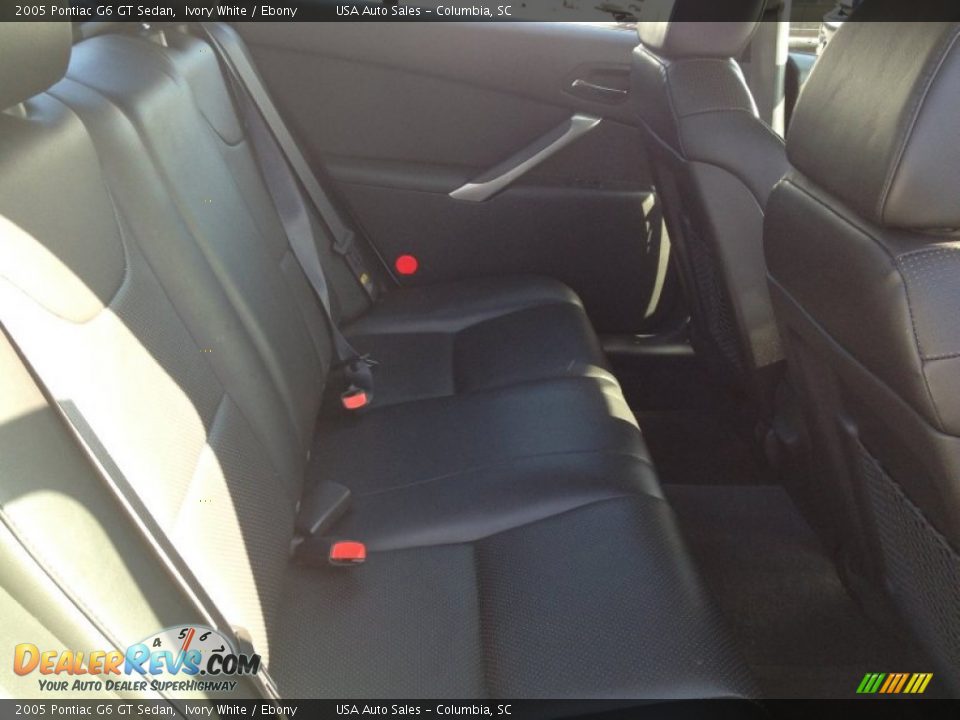 2005 Pontiac G6 GT Sedan Ivory White / Ebony Photo #13