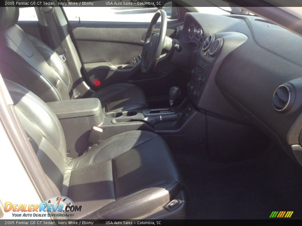 2005 Pontiac G6 GT Sedan Ivory White / Ebony Photo #15