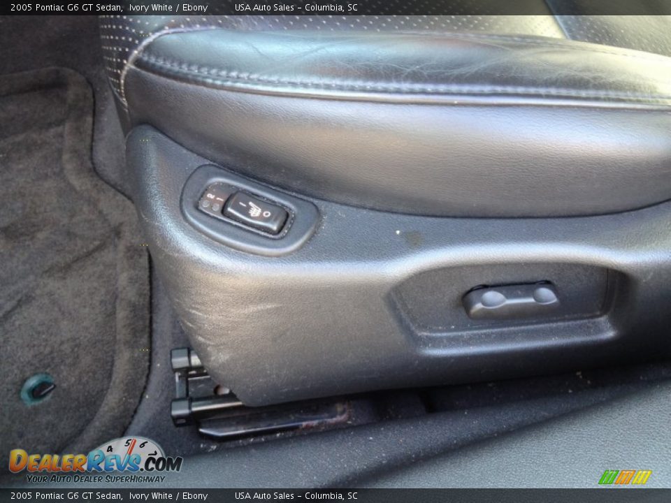 2005 Pontiac G6 GT Sedan Ivory White / Ebony Photo #22