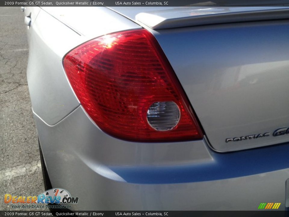 2009 Pontiac G6 GT Sedan Quicksilver Metallic / Ebony Photo #8