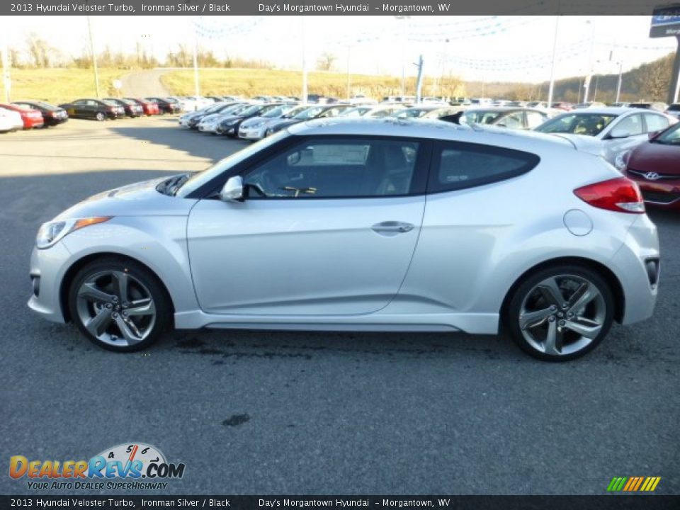 2013 Hyundai Veloster Turbo Ironman Silver / Black Photo #4