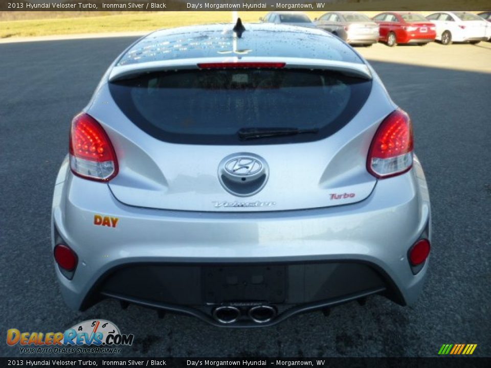 2013 Hyundai Veloster Turbo Ironman Silver / Black Photo #6