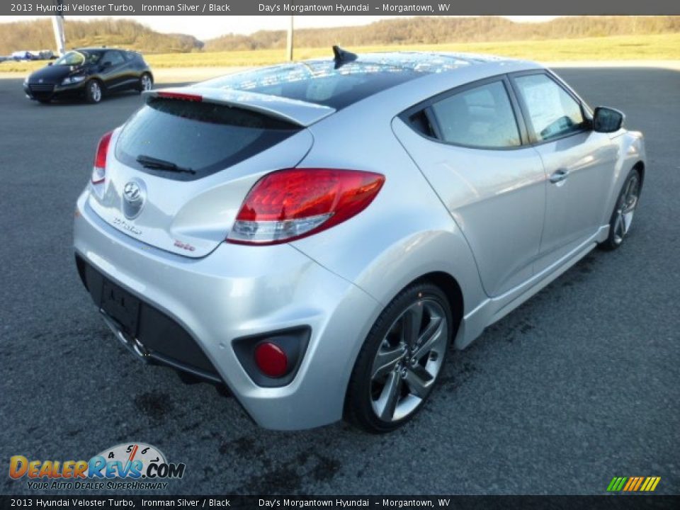 2013 Hyundai Veloster Turbo Ironman Silver / Black Photo #7