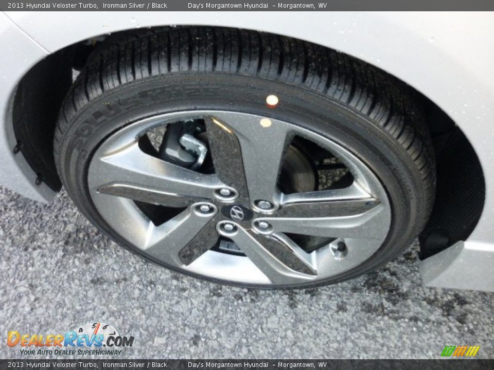2013 Hyundai Veloster Turbo Ironman Silver / Black Photo #9