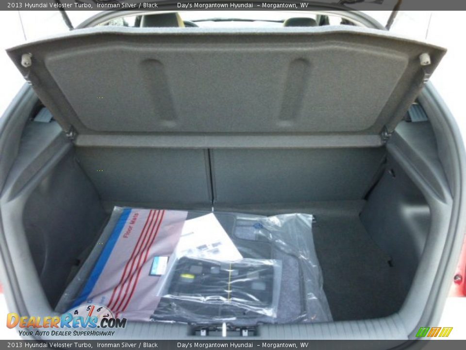 2013 Hyundai Veloster Turbo Ironman Silver / Black Photo #14