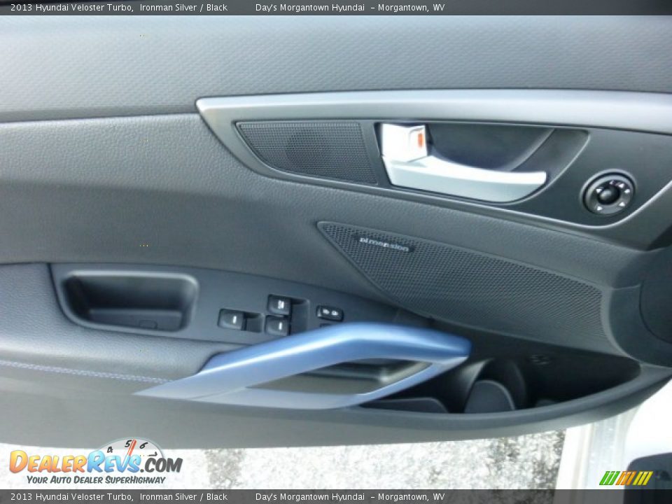 2013 Hyundai Veloster Turbo Ironman Silver / Black Photo #17