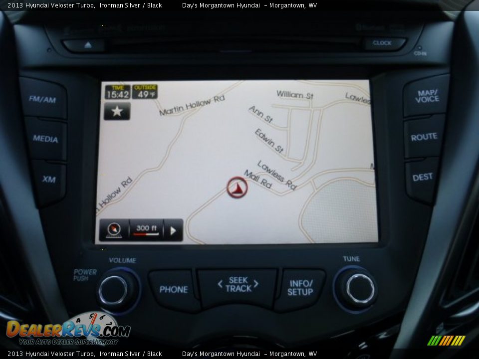 2013 Hyundai Veloster Turbo Ironman Silver / Black Photo #19