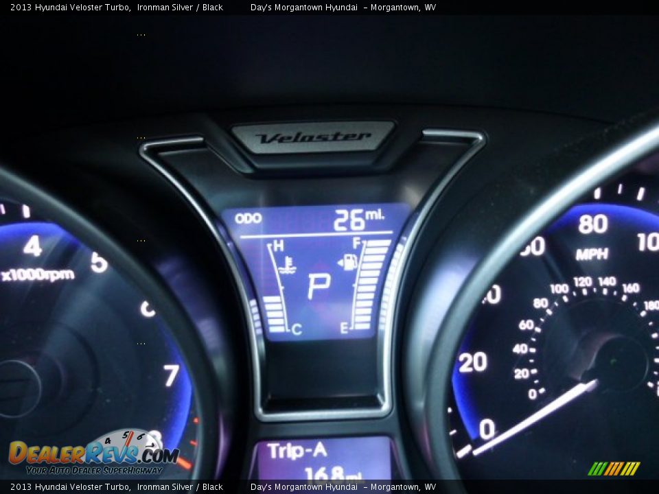 2013 Hyundai Veloster Turbo Ironman Silver / Black Photo #20