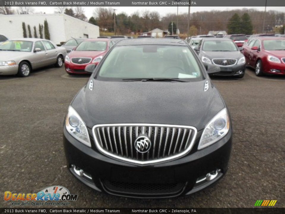 2013 Buick Verano FWD Carbon Black Metallic / Medium Titanium Photo #3