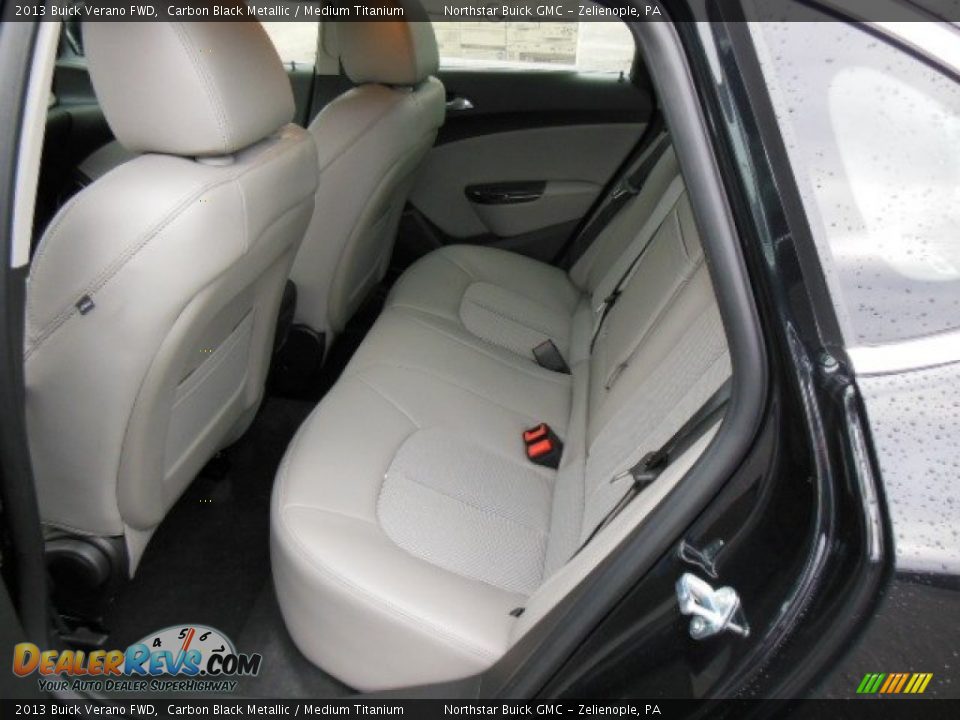 2013 Buick Verano FWD Carbon Black Metallic / Medium Titanium Photo #13