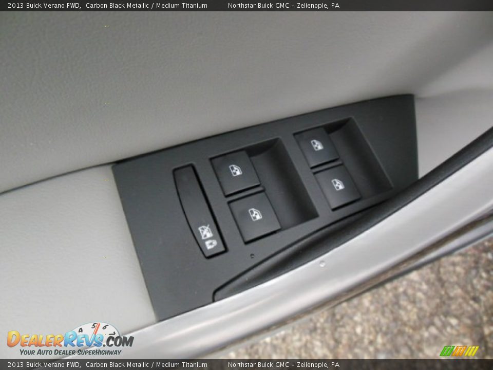 2013 Buick Verano FWD Carbon Black Metallic / Medium Titanium Photo #15