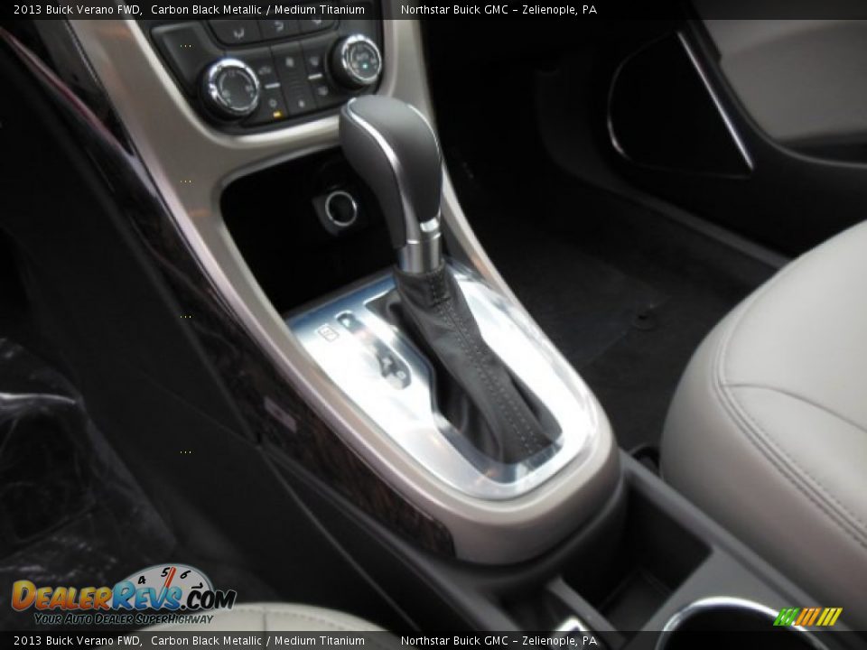 2013 Buick Verano FWD Carbon Black Metallic / Medium Titanium Photo #17