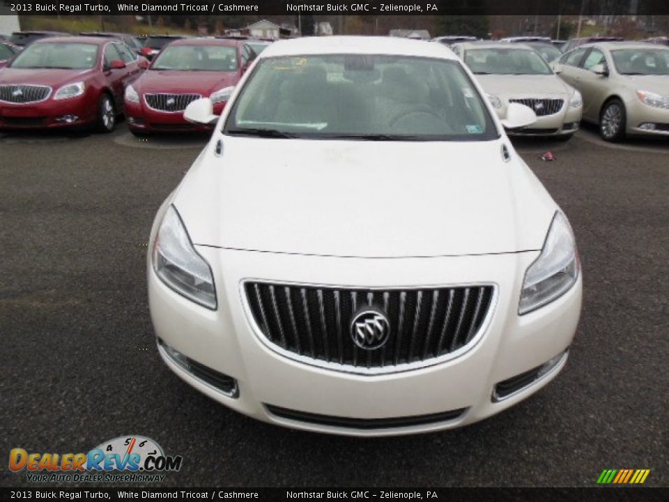2013 Buick Regal Turbo White Diamond Tricoat / Cashmere Photo #3