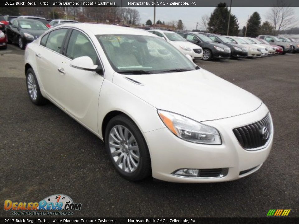 2013 Buick Regal Turbo White Diamond Tricoat / Cashmere Photo #4