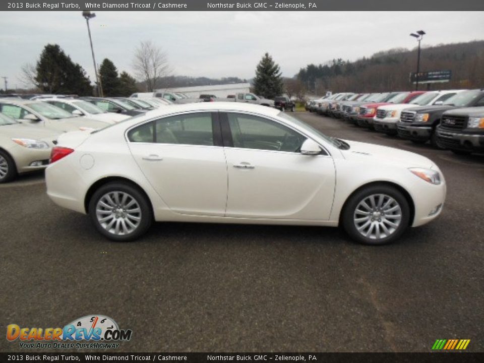 2013 Buick Regal Turbo White Diamond Tricoat / Cashmere Photo #5