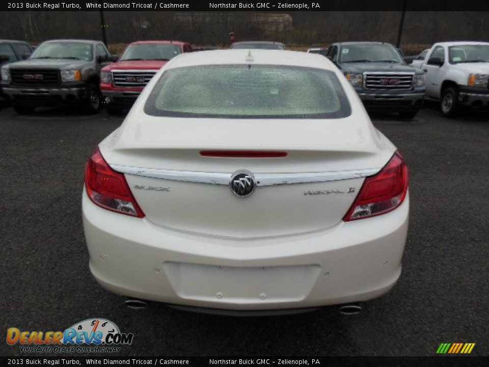 2013 Buick Regal Turbo White Diamond Tricoat / Cashmere Photo #7