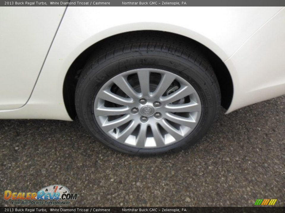 2013 Buick Regal Turbo White Diamond Tricoat / Cashmere Photo #9