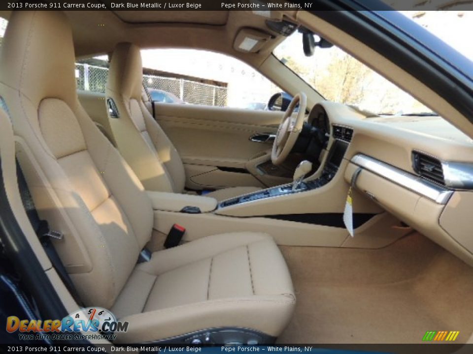 Luxor Beige Interior - 2013 Porsche 911 Carrera Coupe Photo #13