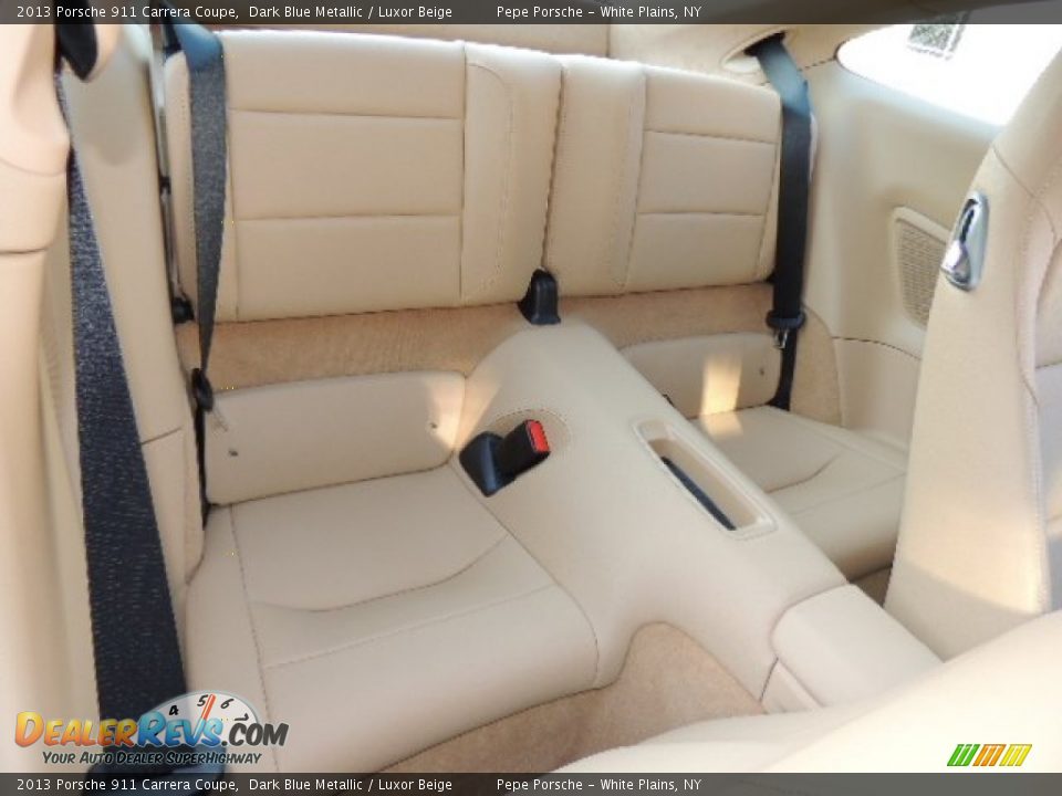 Rear Seat of 2013 Porsche 911 Carrera Coupe Photo #15