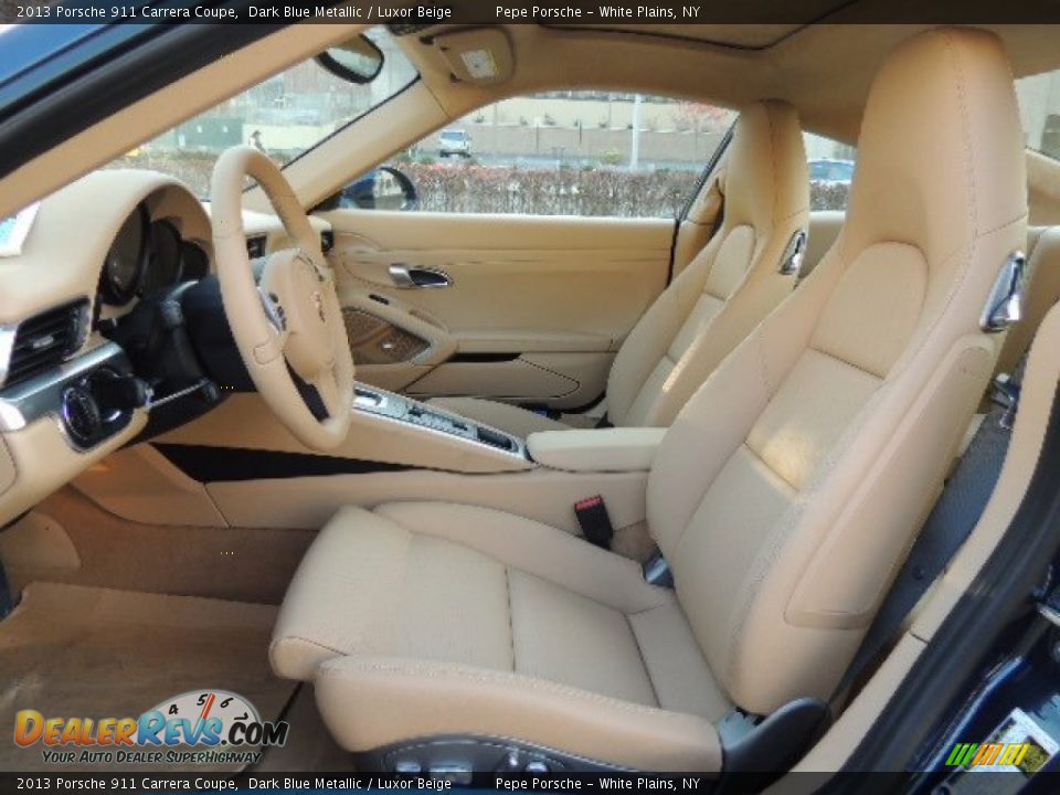 Luxor Beige Interior - 2013 Porsche 911 Carrera Coupe Photo #18