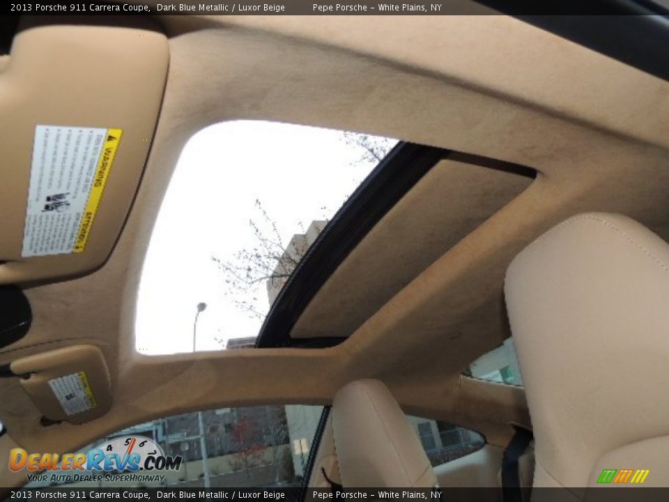 Sunroof of 2013 Porsche 911 Carrera Coupe Photo #22