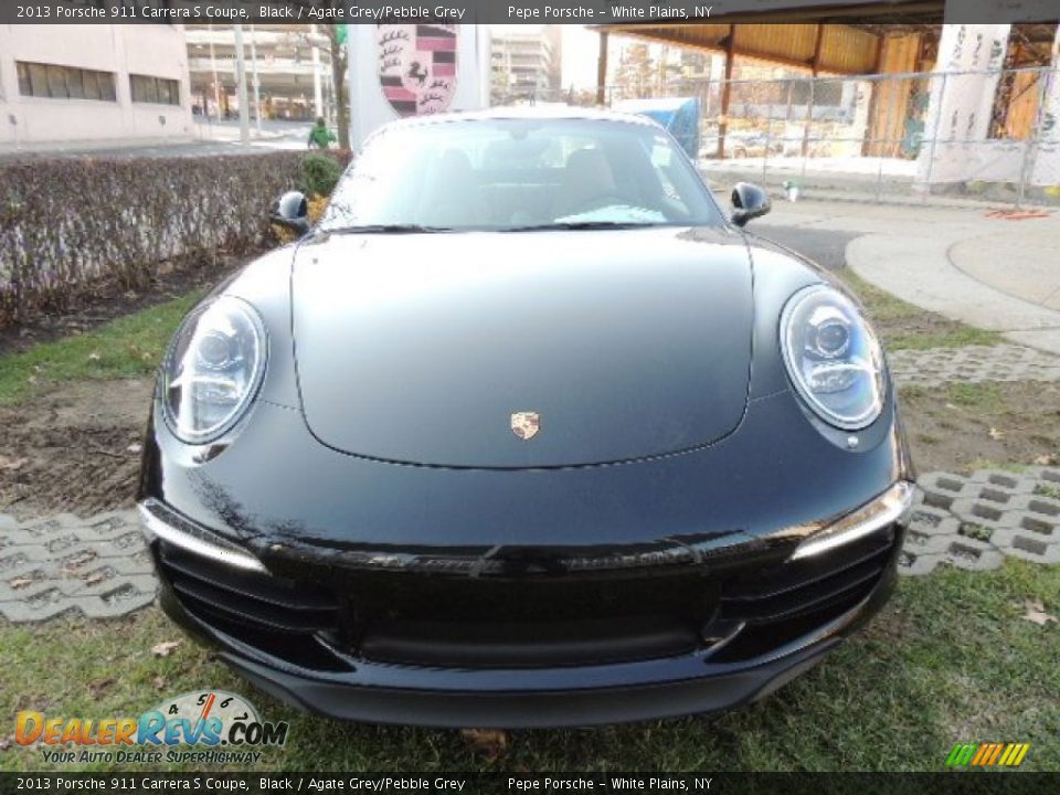 2013 Porsche 911 Carrera S Coupe Black / Agate Grey/Pebble Grey Photo #2