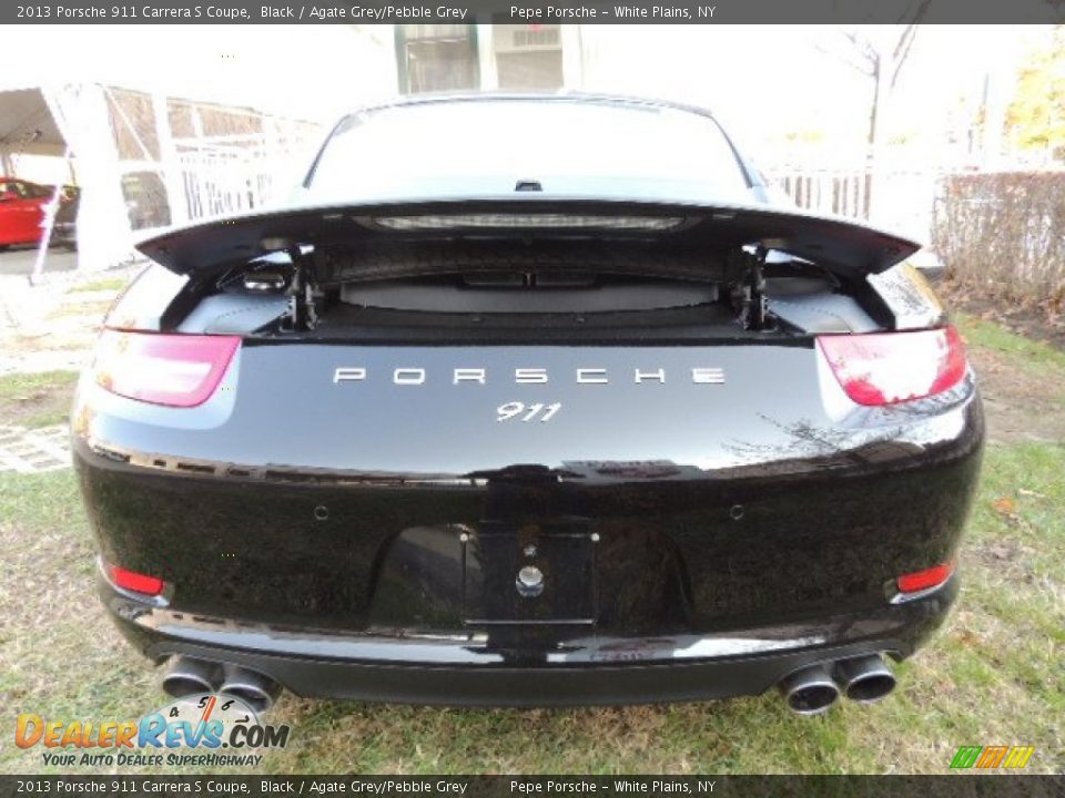 2013 Porsche 911 Carrera S Coupe Black / Agate Grey/Pebble Grey Photo #7