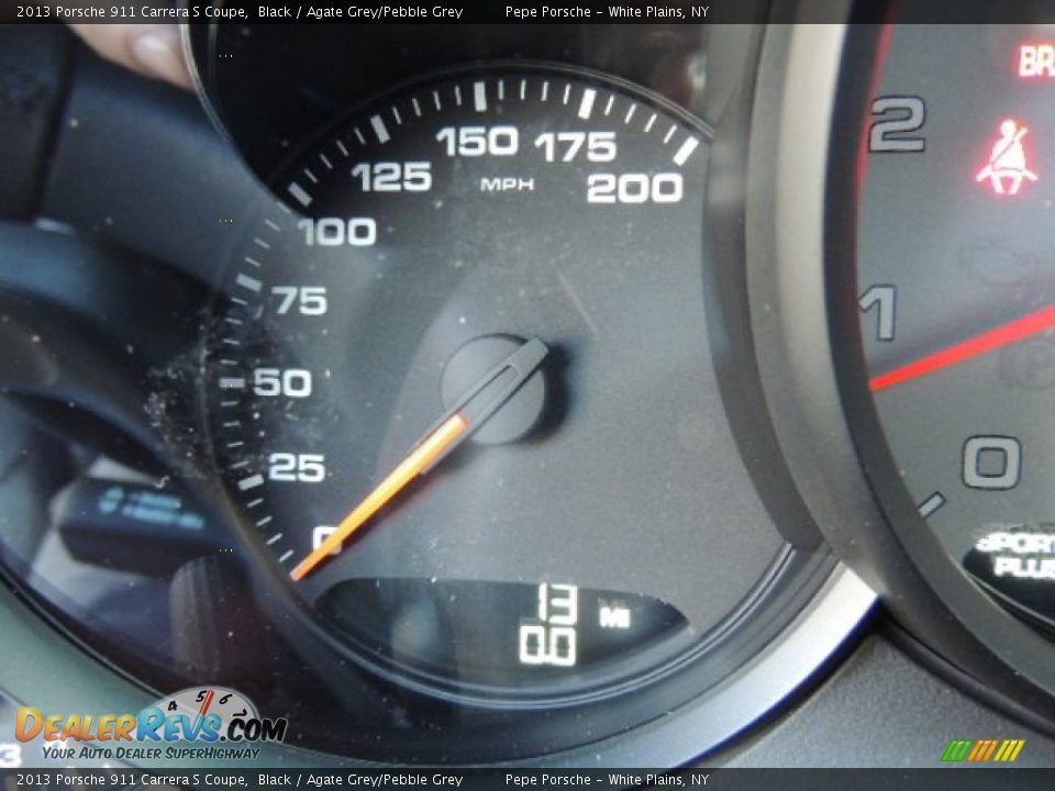 2013 Porsche 911 Carrera S Coupe Black / Agate Grey/Pebble Grey Photo #26