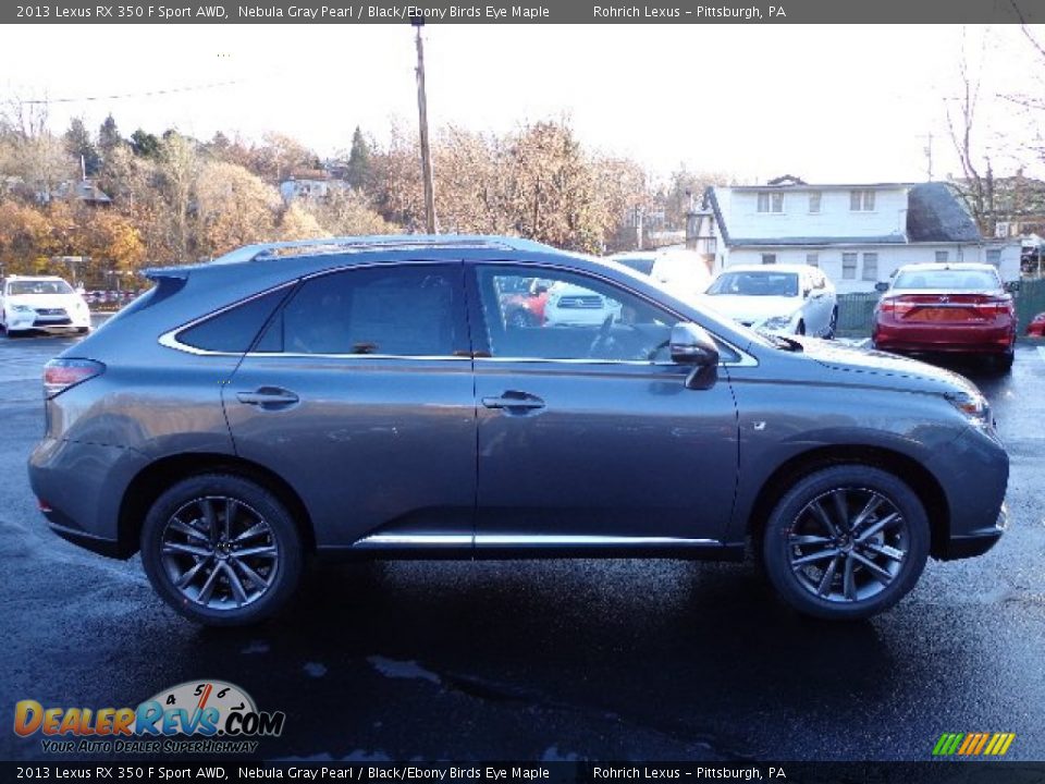 2013 Lexus RX 350 F Sport AWD Nebula Gray Pearl / Black/Ebony Birds Eye Maple Photo #5
