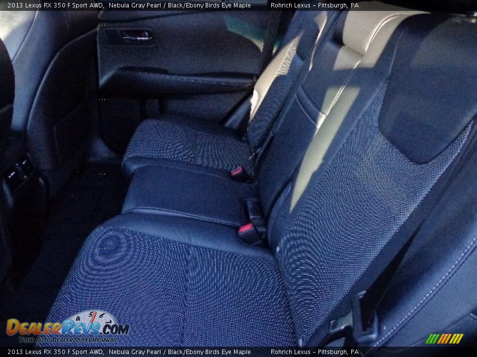 2013 Lexus RX 350 F Sport AWD Nebula Gray Pearl / Black/Ebony Birds Eye Maple Photo #11