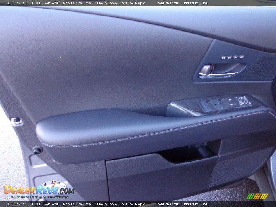 2013 Lexus RX 350 F Sport AWD Nebula Gray Pearl / Black/Ebony Birds Eye Maple Photo #14