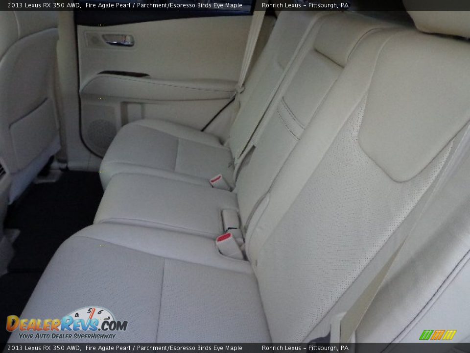 2013 Lexus RX 350 AWD Fire Agate Pearl / Parchment/Espresso Birds Eye Maple Photo #11